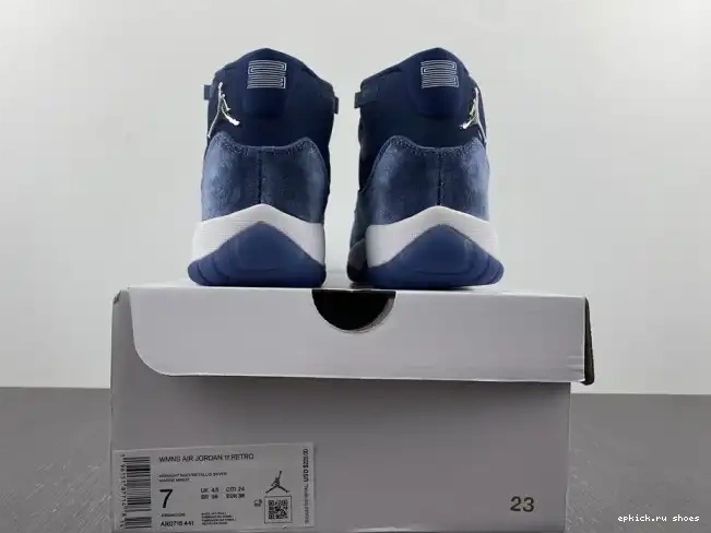 Cheap Velvet Jordan Midnight Air Navy WMNS 11 AR0715-441 0519